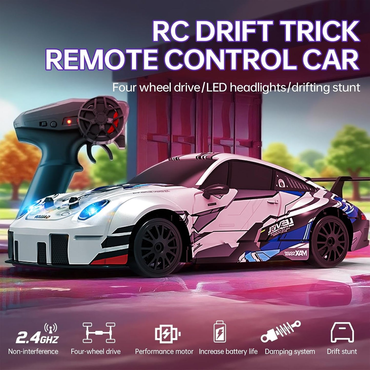 RC Drift Car with Proportional Tuning & Gyro Control