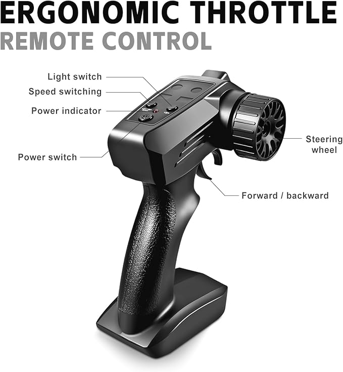 RC Drift Car, Remote Control Vehicle with LED Lights
