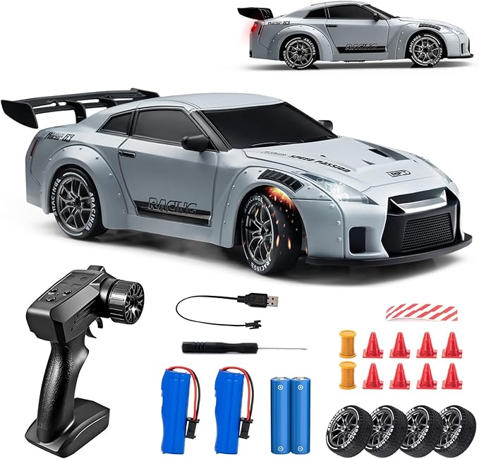 RC Drift Car, Remote Control Vehicle with LED Lights