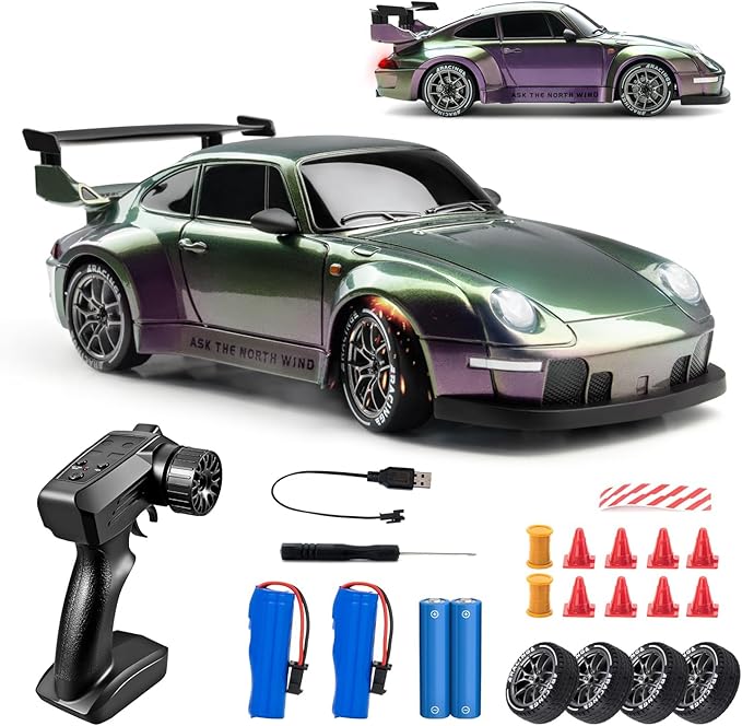 RC Drift Car, Remote Control Vehicle with LED Lights