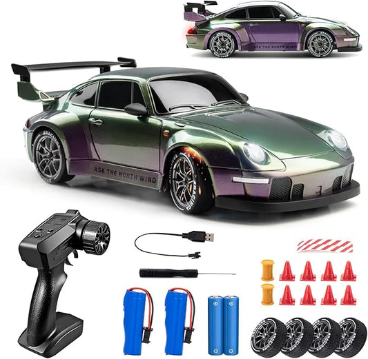 RC Drift Car, Remote Control Vehicle with LED Lights