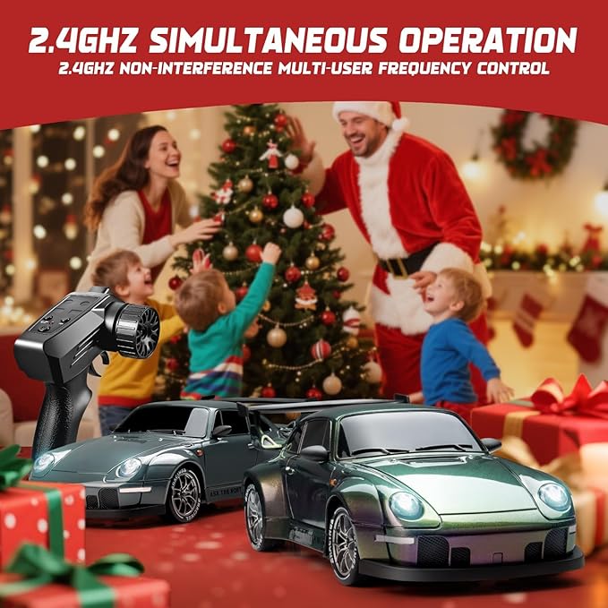 RC Drift Car, Remote Control Vehicle with LED Lights